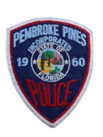 US Florida Pembroke Pines Police Patch