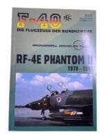 West German Air Force RF-4E Phantom 2 GERMAN TEXT Soft Cover Reference Book