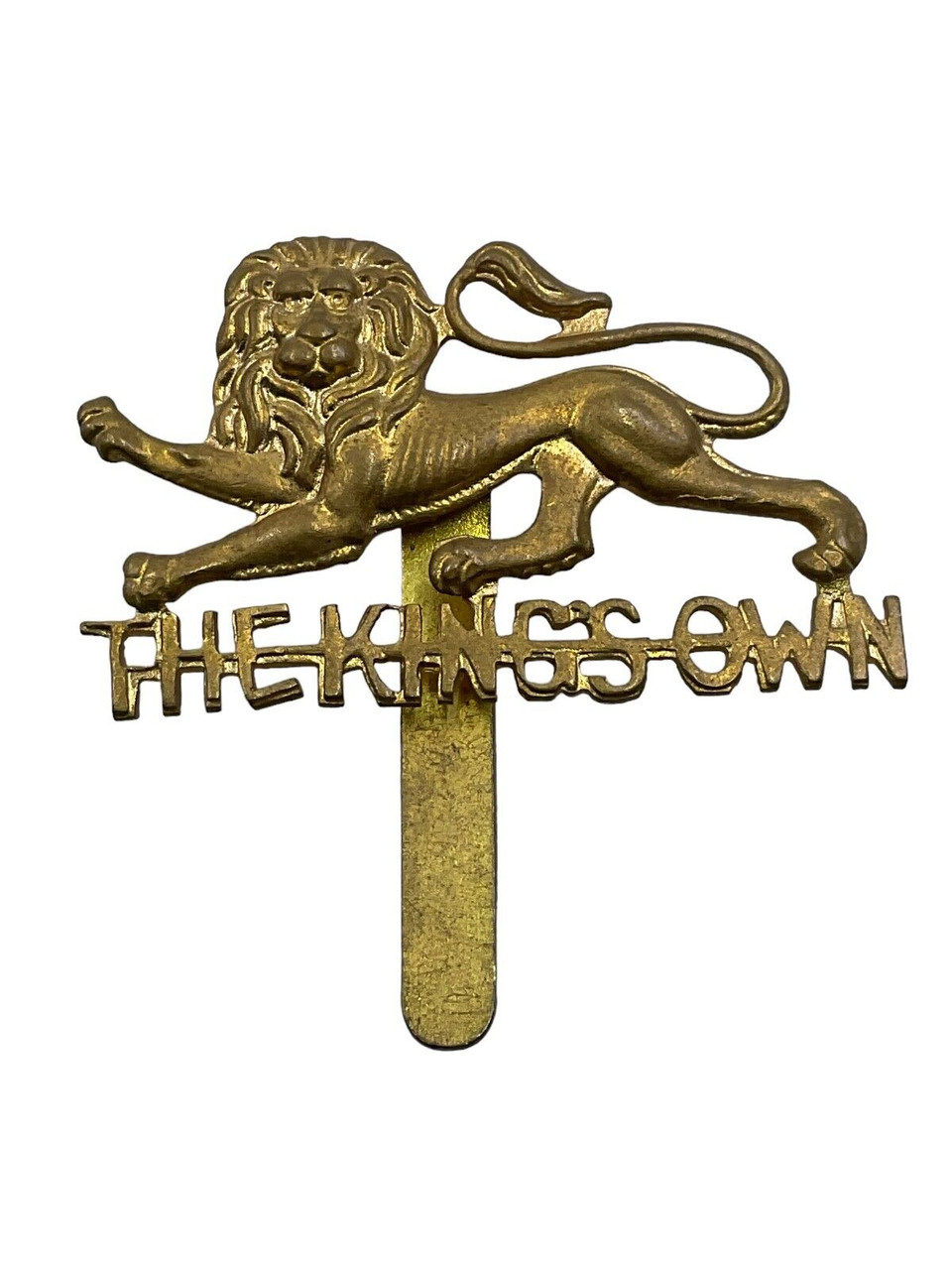 WW2 British Kings Own Regiment Cap Badge WW2 British Kings Own Regiment Cap Badge