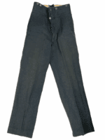 WW2 Canadian RCAF Blue Wool Straight Leg Service Trousers Pants 26W x 31L Inches WW2 Canadian RCAF Blue Wool Straight Leg Service Trousers Pants 26W x 31L Inches