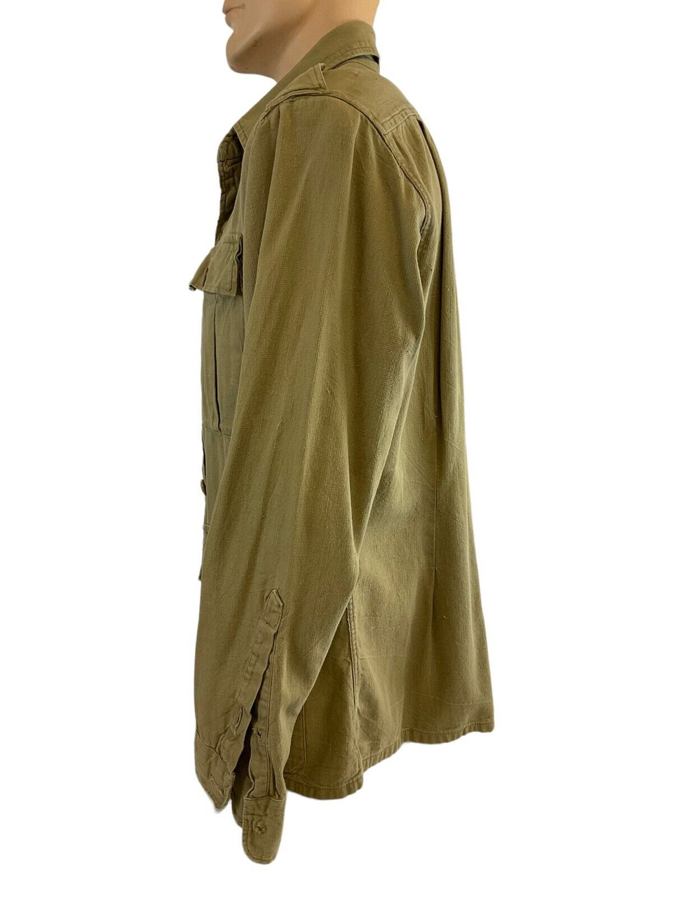 WW2 British Airtex Khaki Long Sleeve Shirt WW2 British Airtex Khaki Long Sleeve Shirt