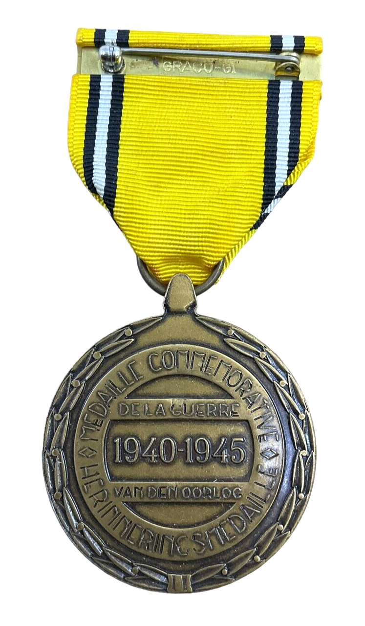 WW2 Belgian Commemorative War Medal 1940-1945 With Ribbon WW2 Belgian Commemorative War Medal 1940-1945 With Ribbon