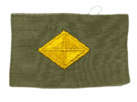 WW2 US Army Embroidered Collar Patch Womens 2