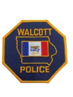 US Walcott Iowa Police Patch