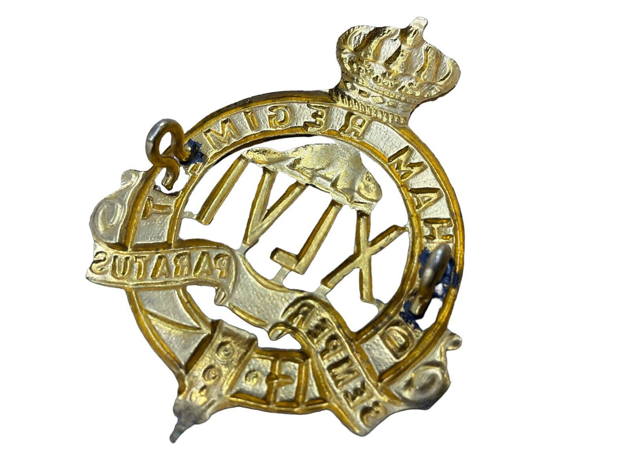 Canadian Militia Officers Durham Regiment Cap Badge Insignia 2 Canadian Militia Officers Durham Regiment Cap Badge Insignia 2