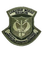 Canadian Forces RCAF NORAD Region OD Green Squadron Patch Insignia