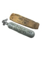 WW2 Canadian British RCAF RAF Dinghy Inflation Bottle & AM Coded Cover