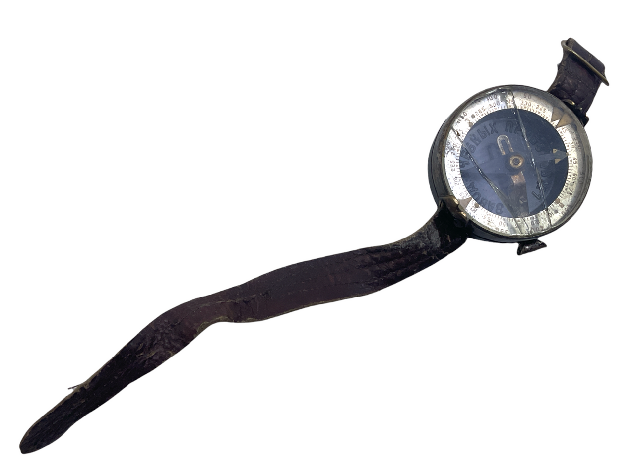 WW2 Soviet Russian Wrist Compass 1940 Dated WW2 Soviet Russian Wrist Compass 1940 Dated