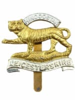 WW2 British Leicestershire Regiment Cap Badge