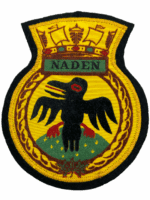 Canadian RCSC Sea Cadets Ships Crest Naden 5 Inch Patch Felt Flock