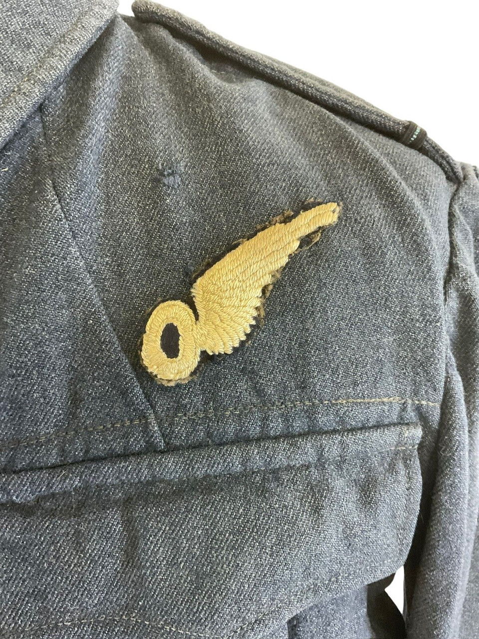 WW2 Canadian RCAF Officers Observer Battle Dress Jacket 1945 Dated WW2 Canadian RCAF Officers Observer Battle Dress Jacket 1945 Dated