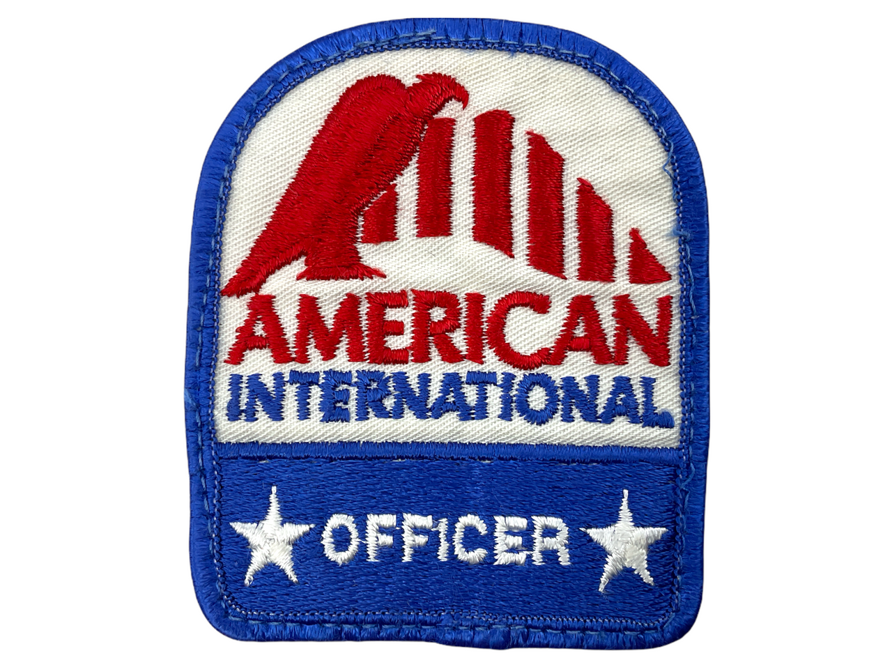 US American International Officer Police Patch US American International Officer Police Patch
