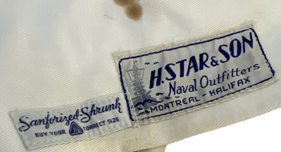 WW2 Canadian Navy RCNVR Wavy Navy Officers White Patrol Jacket WW2 Canadian Navy RCNVR Wavy Navy Officers White Patrol Jacket