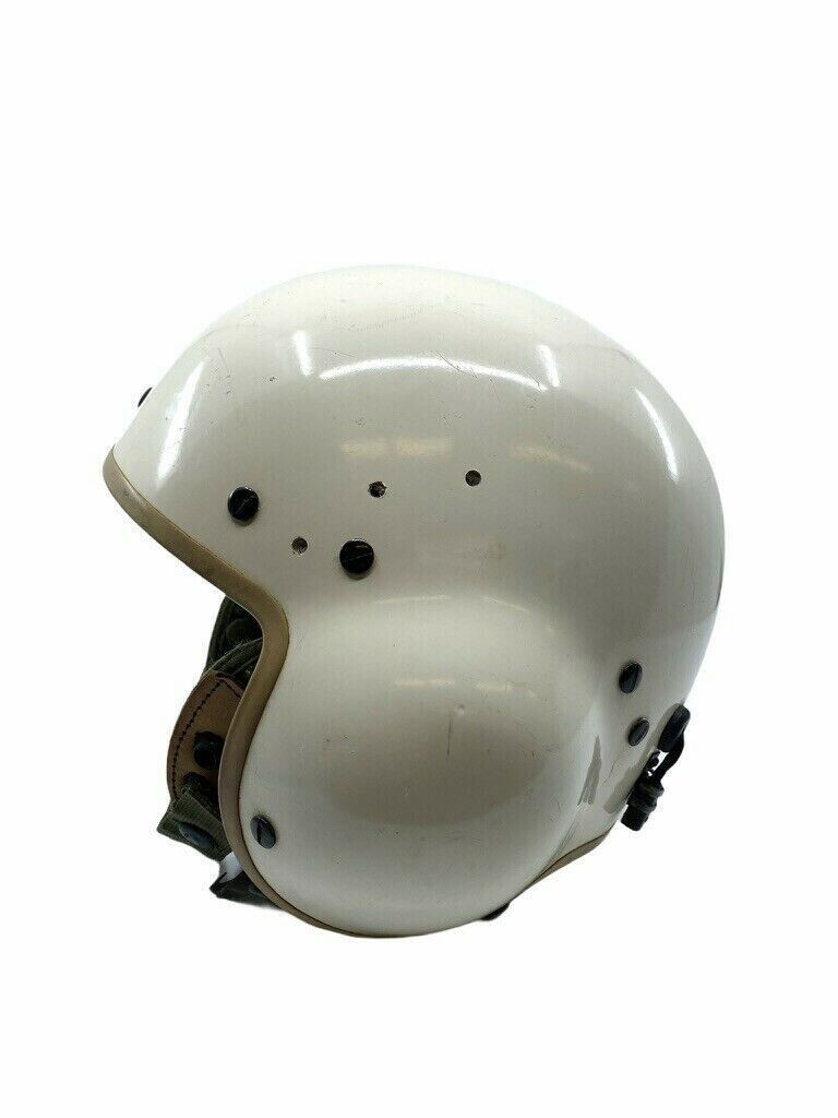 US Gentex Flyers Helmet HGU-39P White Size Regular 1980 Dated US Gentex Flyers Helmet HGU-39P White Size Regular 1980 Dated