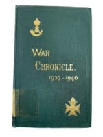 WW2 British The War Chronicle 1939 to 1940 Vol 1 Hardcover Reference Book