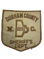 US Durham County North Carolina Sheriffs Department Police Patch