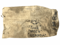 WW2 Canadian RCN Navy Duffle Bag 1943 Dated 34 x 24 Inch