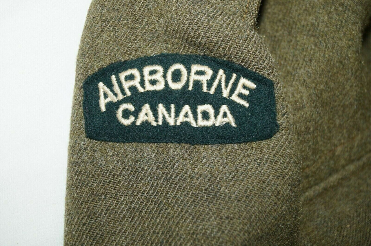 WW2 Canadian Airborne Canada Lance Corporal Battle Dress Jacket WW2 Canadian Airborne Canada Lance Corporal Battle Dress Jacket
