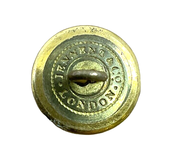 Victorian British General List Officers Small Hat Button Victorian British General List Officers Small Hat Button