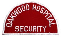 US Oakwood Hospital Security Guard Police Patch