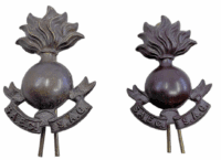 WW2 South African Engineer Corps SAEC Collars Insignia Pair