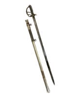 British 1827 Pattern Artillery Officers Sword with Scabbard