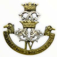 Canadian 4th Princess Louise Dragoon Guards PLDG Officers Cap Badge