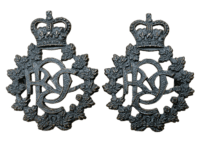 Canadian RCDC Dental Corps Officers Bronze Collar Badge Insignia Pair Canadian RCDC Dental Corps Officers Bronze Collar Badge Insignia Pair