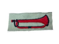 WW2 Canadian Tropical Bugle Trade Patch WW2 Canadian Tropical Bugle Trade Patch