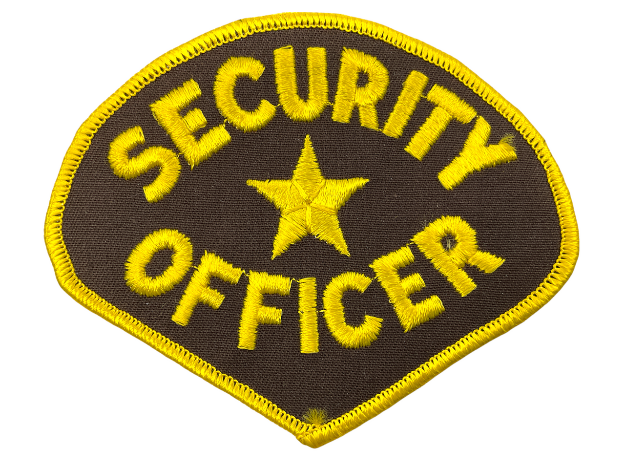 US Yellow Security Officer Police Patch US Yellow Security Officer Police Patch