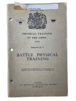WW2 British Battle Physical Training 1958 Pamphlet No 4 Softcover Reference Book