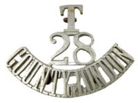 WW1 British BEF 28th Territorial County of London Shoulder Title Single WW1 British BEF 28th Territorial County of London Shoulder Title Single