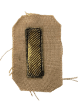 WW2 US Officers Second Lieutenant Bullion Rank Patch Insignia