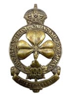 WW1 Canadian CEF 199B 199th Battalion Cap Badge Insignia