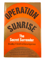 WW2 US Italian Operation Sunrise Secret Surrender Hard Cover Reference Book