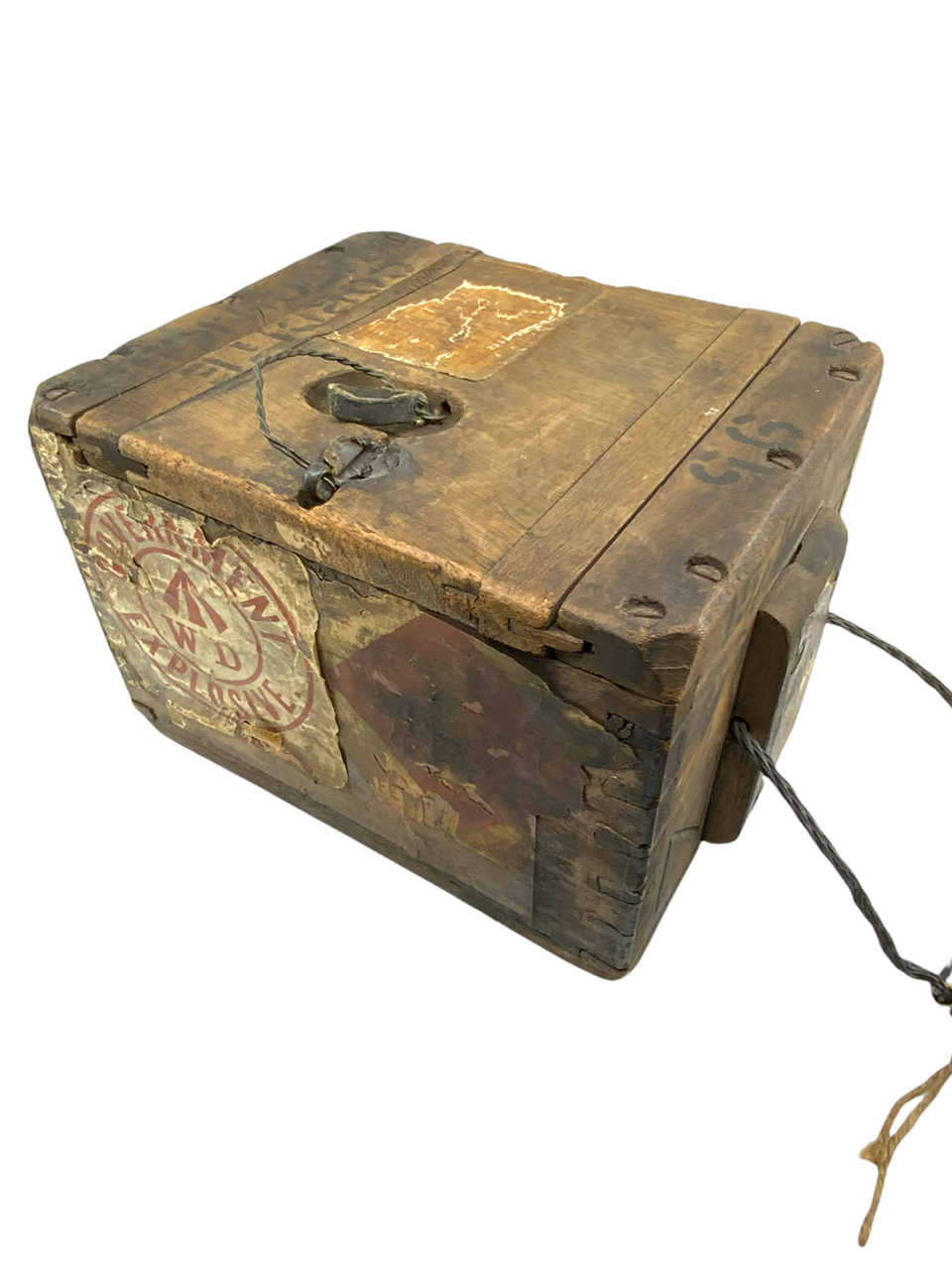 Boer War Canadian British 1901 Dated Wood .303 Ross Enfield Storage EMPTY Boer War Canadian British 1901 Dated Wood .303 Ross Enfield Storage EMPTY