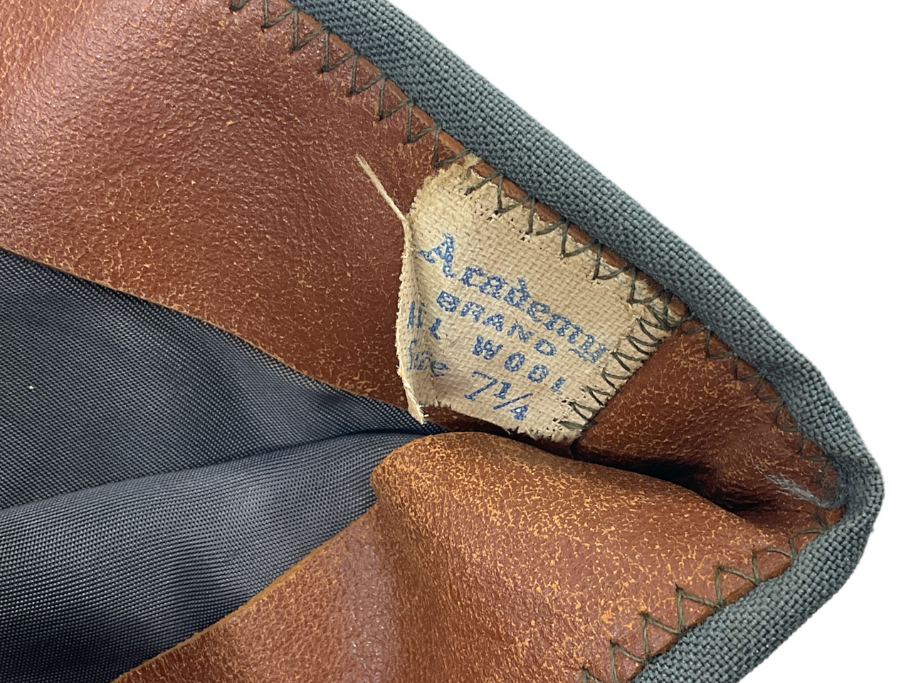 WW2 US USN V-5 Training Program Patched Garrison Wedge Cap WW2 US USN V-5 Training Program Patched Garrison Wedge Cap