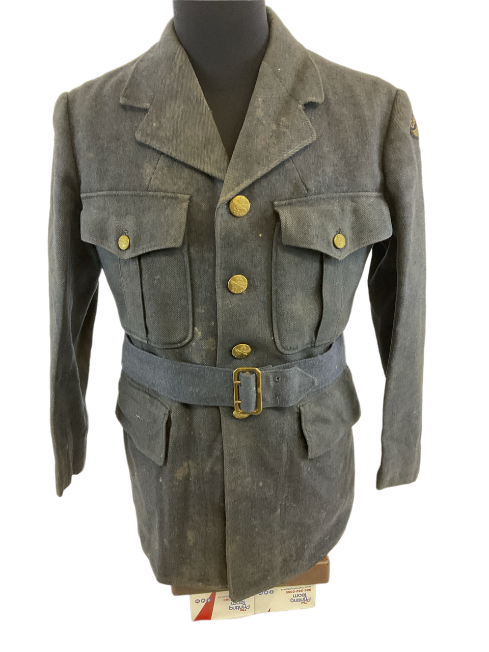 WW2 Canadian RCAF Four Pocket Service Dress Tunic Jacket Medium WW2 Canadian RCAF Four Pocket Service Dress Tunic Jacket Medium