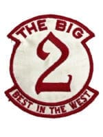 Canadian Forces The Big 2 Best in the West RCAF Squadron Crest Patch Vintage