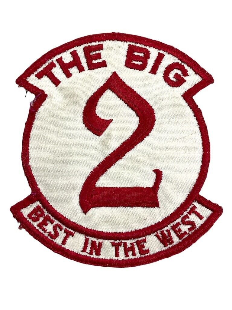 Canadian Forces The Big 2 Best in the West RCAF Squadron Crest Patch Vintage Canadian Forces The Big 2 Best in the West RCAF Squadron Crest Patch Vintage