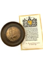 WW1 British BEF Death Penny Pte Alexander M Graham West Yorkshire Regiment