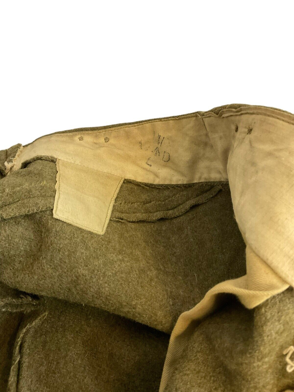 WW1 British BEF 1902 Pattern Straight Leg Trousers Pants RARE WW1 British BEF 1902 Pattern Straight Leg Trousers Pants RARE