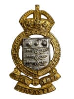 WW2 British RAOC Ordnance Corps Gilt Officers Cap Badge