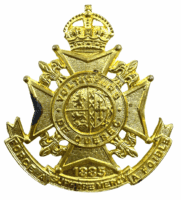 WW2 Canadian Voltiguers De Quebec Cap Badge