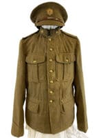 WW1 Canadian CEF 7 Button 1903 Ptn Tunic 1905 Pattern Peak Cap GGFG Ex Clive Law