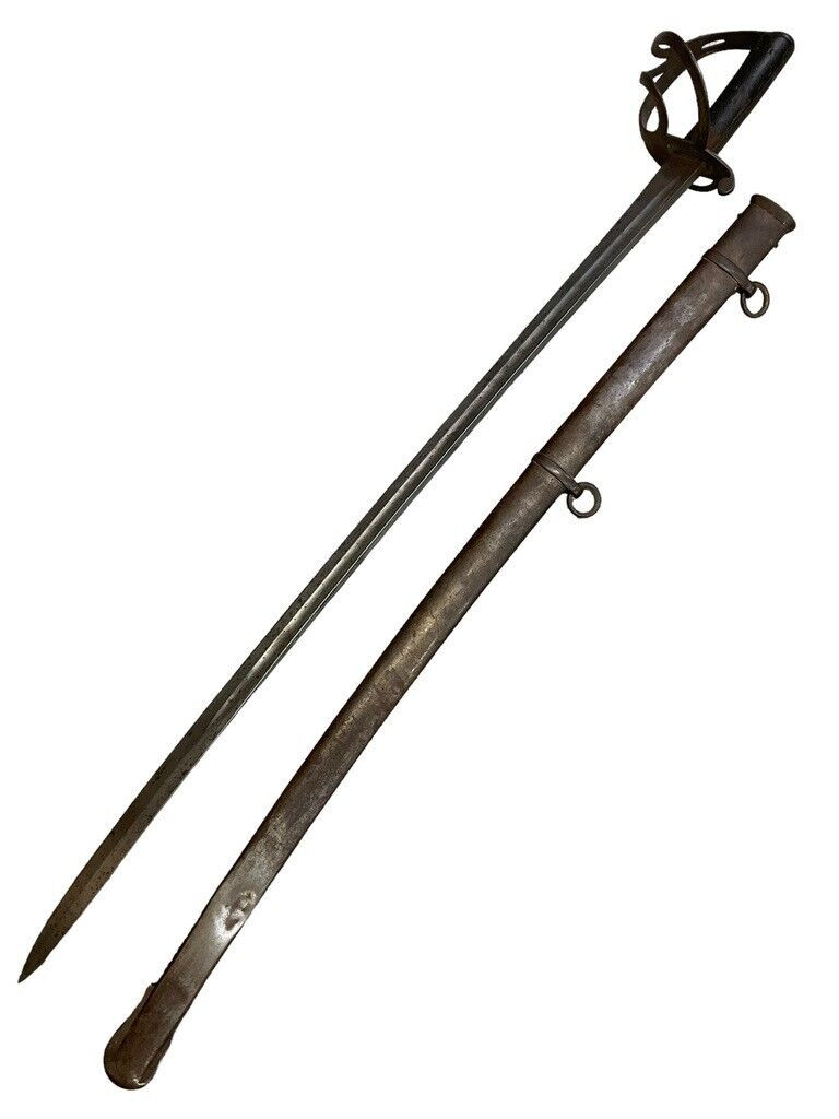 British 1853 Pattern Universal Cavalry Troopers Sword with Scabbard Crimean War British 1853 Pattern Universal Cavalry Troopers Sword with Scabbard Crimean War