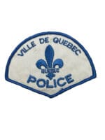 Canadian Ville De Quebec Blue Border Police Patch