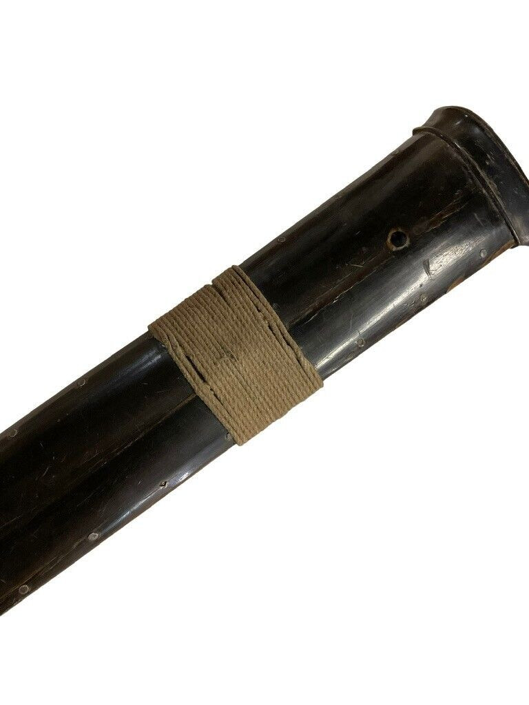 South East Asian Knife with Horn Handle and Scabbard Vintage South East Asian Knife with Horn Handle and Scabbard Vintage