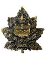 WW1 Canadian CEF 31st Battalion Collar Insignia Single 2