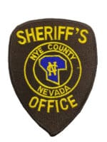 US Nye County Nevada Sheriff's Office Police Patch 2